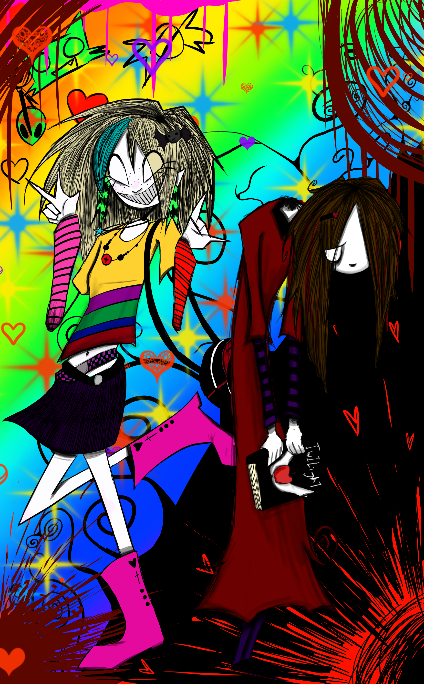 girls, but they are friends!!